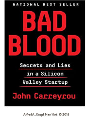 Picture of book cover Bad Blood by John Carreyrou